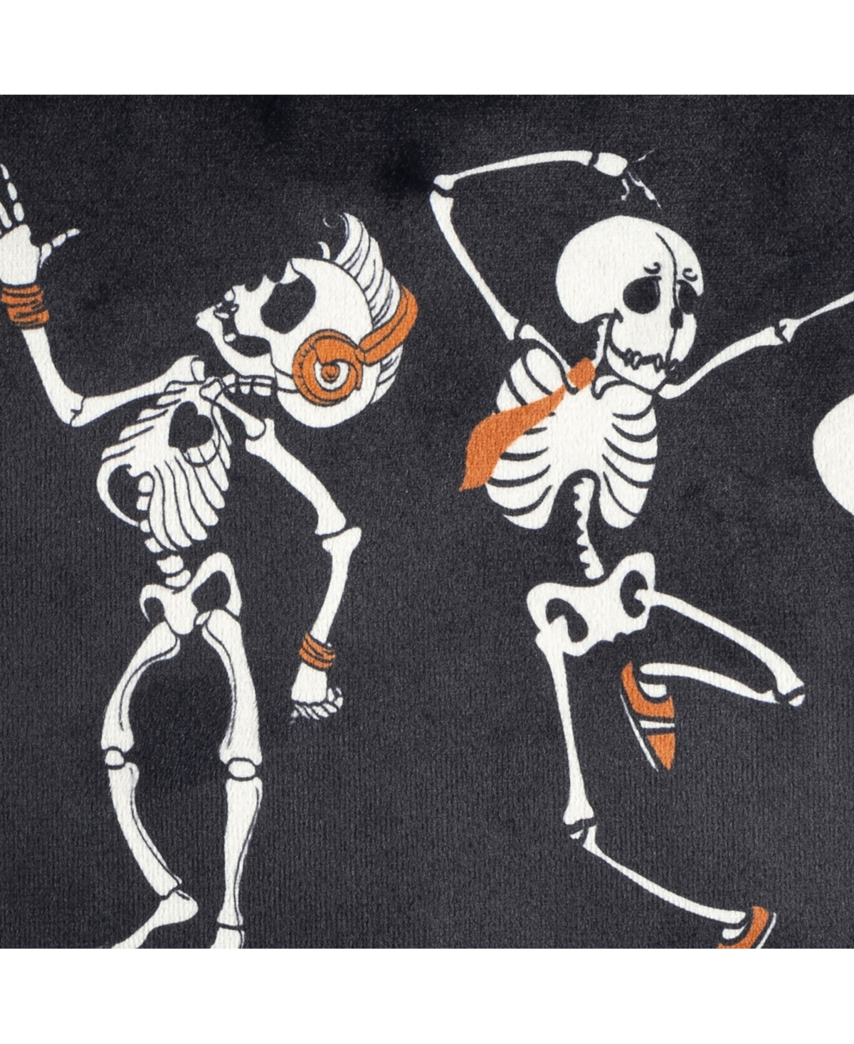 Lush Decor Rocking Skeleton Decorative Pillow, 12" x 12"