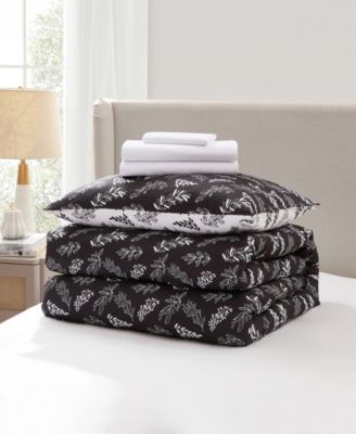 Luxury Soft Botanical Design 5-Pc. Comforter Set, Twin