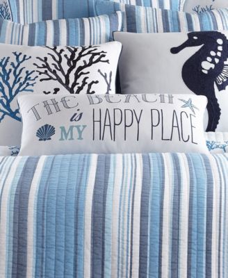 Beach Happy PlaceDecorative Pillow, 12" x 24"