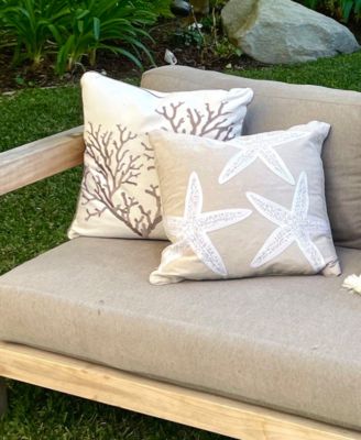 Starfish Decorative Pillow, 18" x 18"