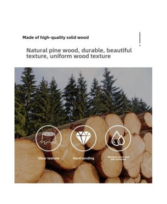 Solid Wood Coat Rack, Freestanding Clothes Organizer with Hanging Rod, Hooks, Storage Stand for Coats and Bags, Perfect for Entryway