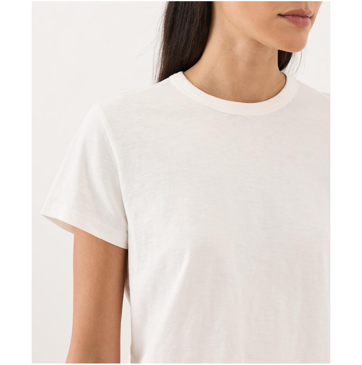 Pact Women's Organic Cotton Slub Crewneck Tee
