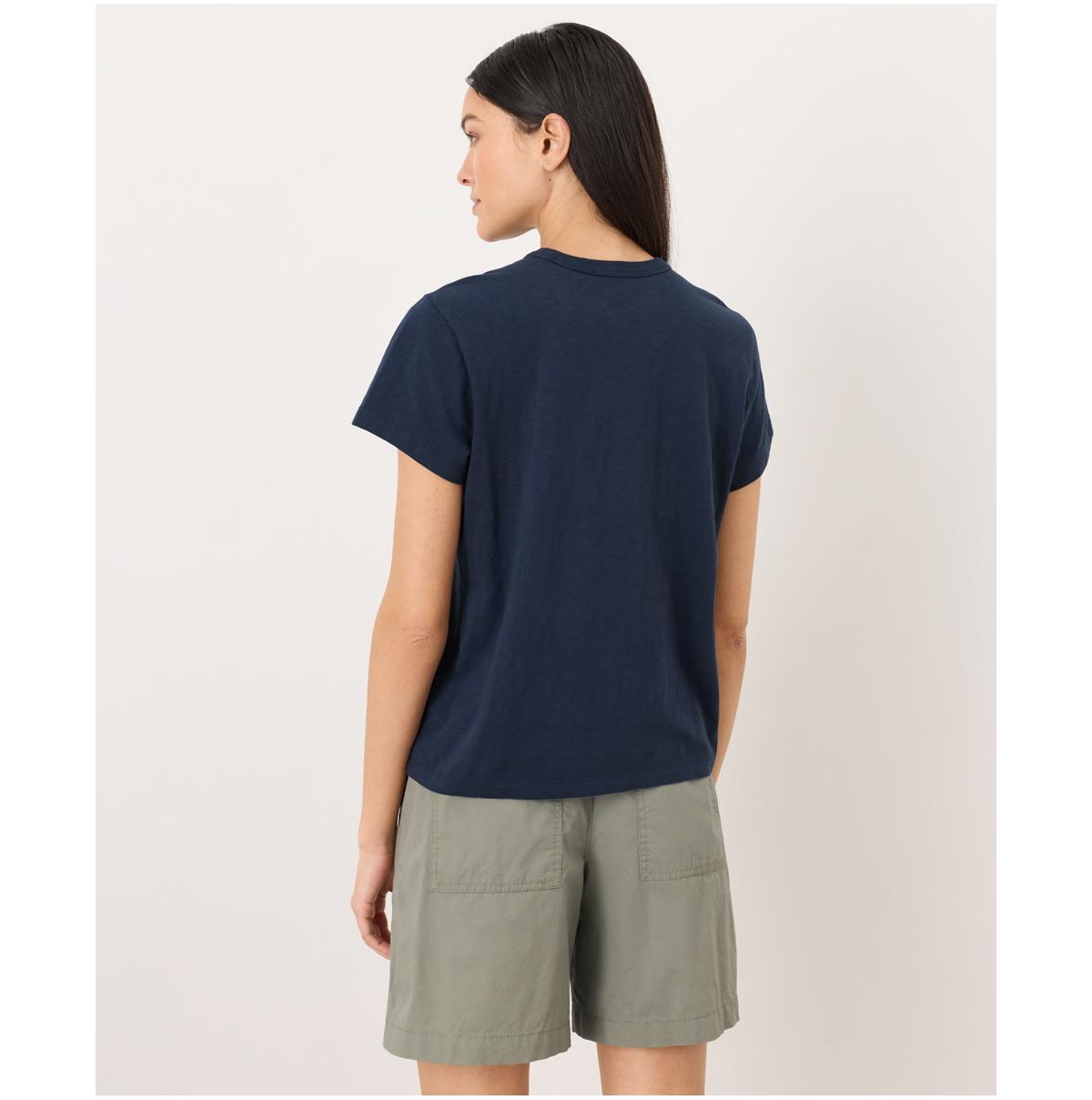 Pact Women's Organic Cotton Slub Crewneck Tee