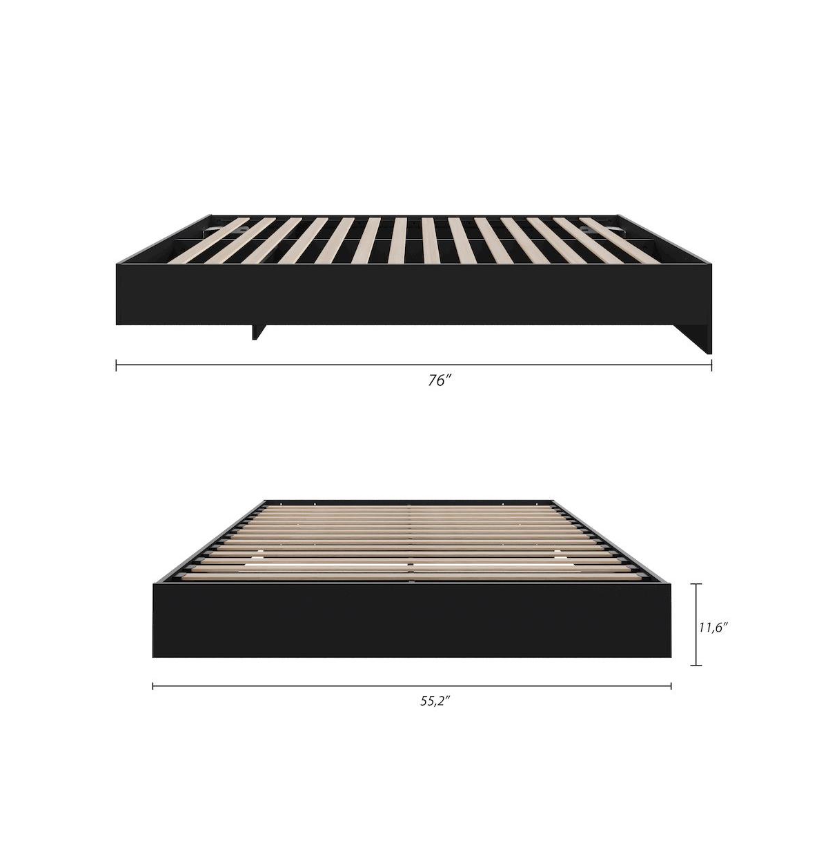 Nexera Platform Bed Frame