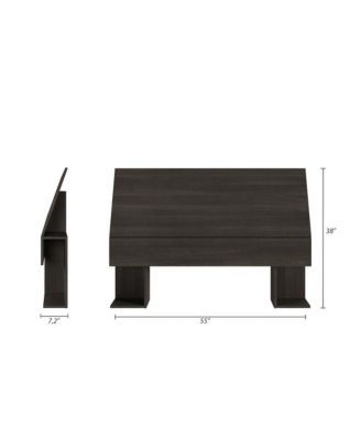 Storage Headboard, Full, Ebony