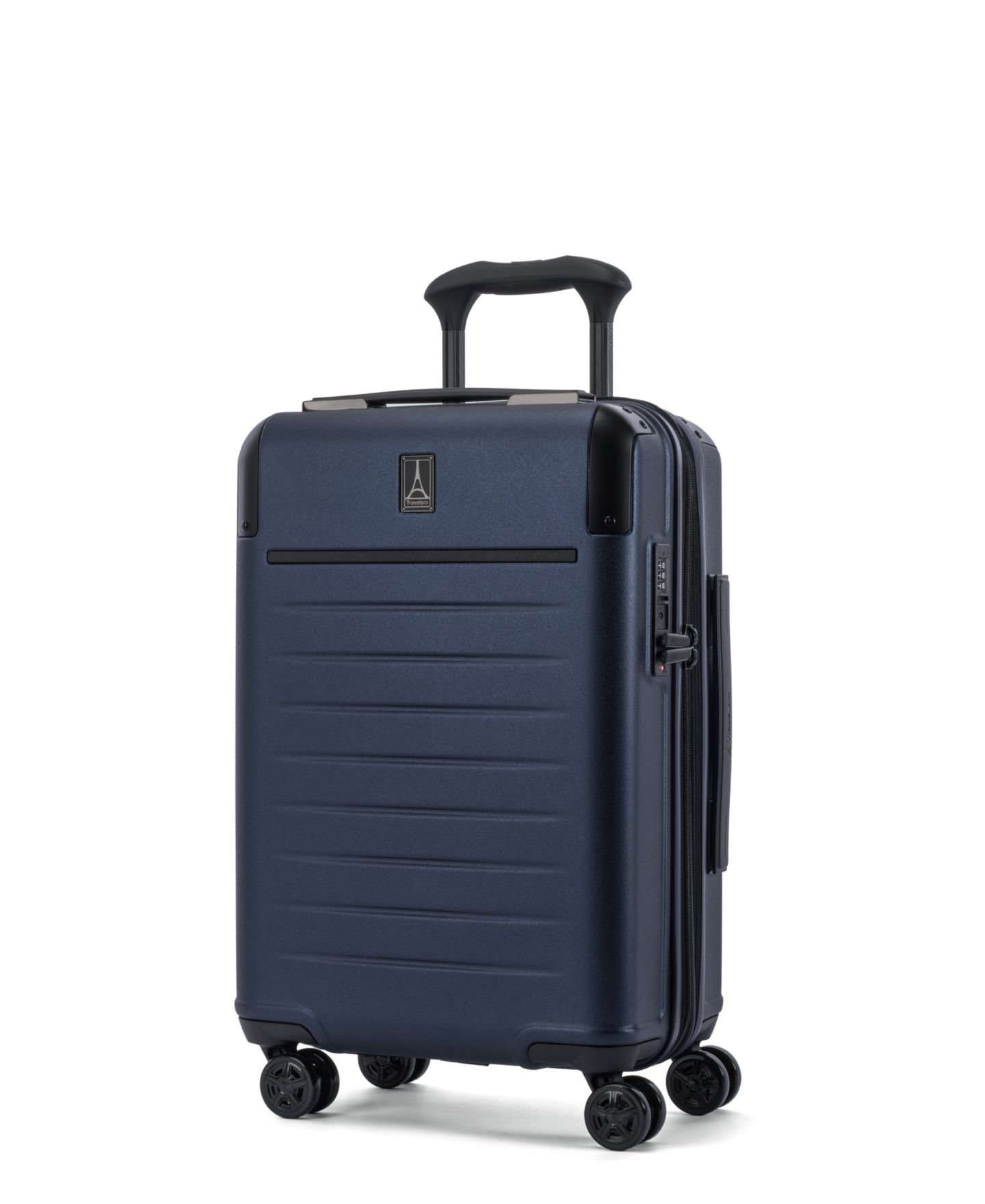Чемодан Travelpro Platinum Elite Compact Hardside Carry-On Spinner, цвет: Тёмно-синий — фото 2