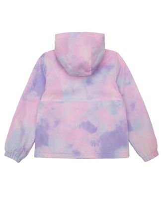 Girls Lightweight Fleece-Lined Windbreaker
