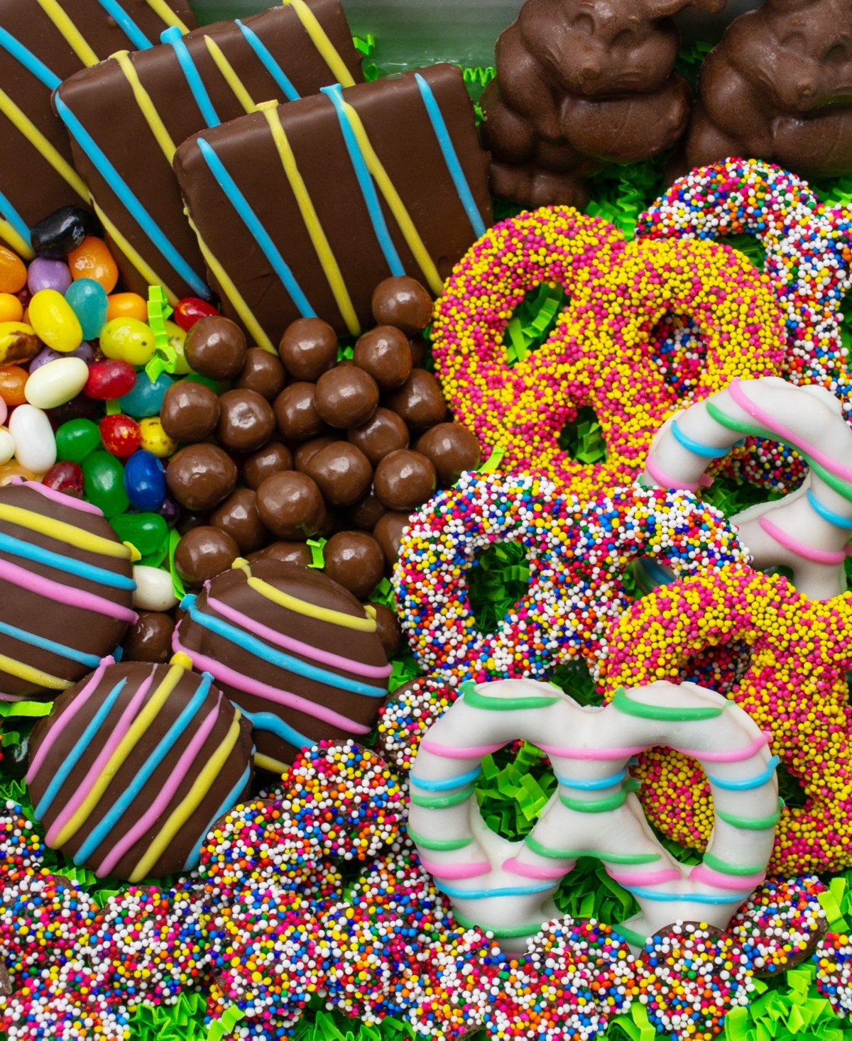 Sugar Plum Chocolates Happy Easter Chocolate and Candy Collection Box, 16 Pieces