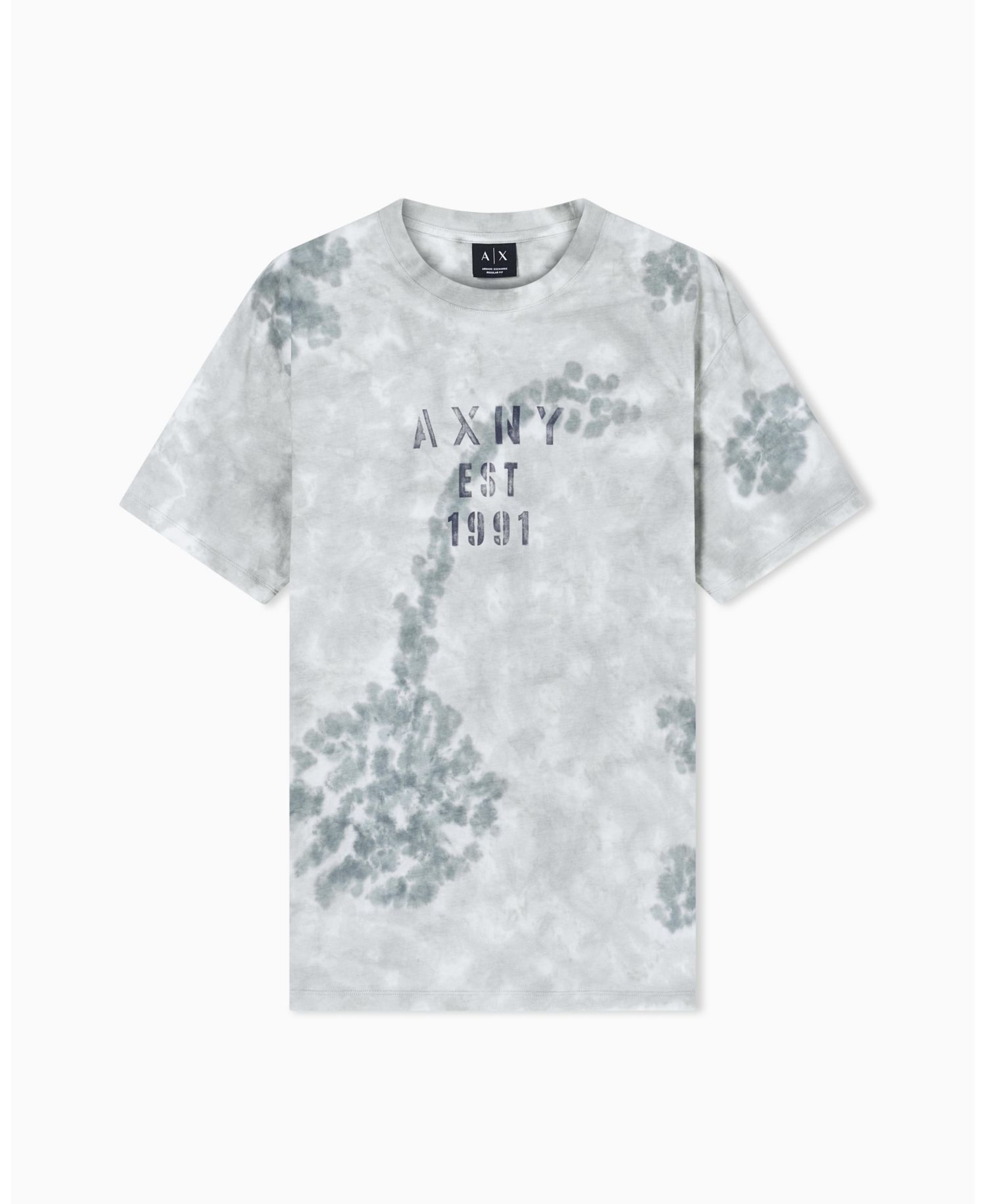 Men's Short Sleeve Tie Dye Logo T-Shirt