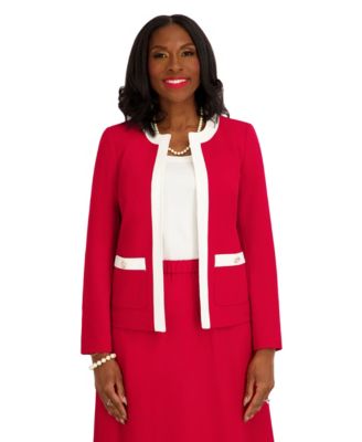 Women's Framed Open Front Jacket