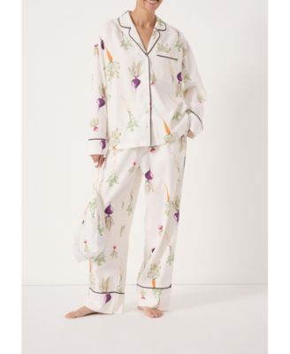 Women's Long Sleeve Brushed Cotton Pyjamas