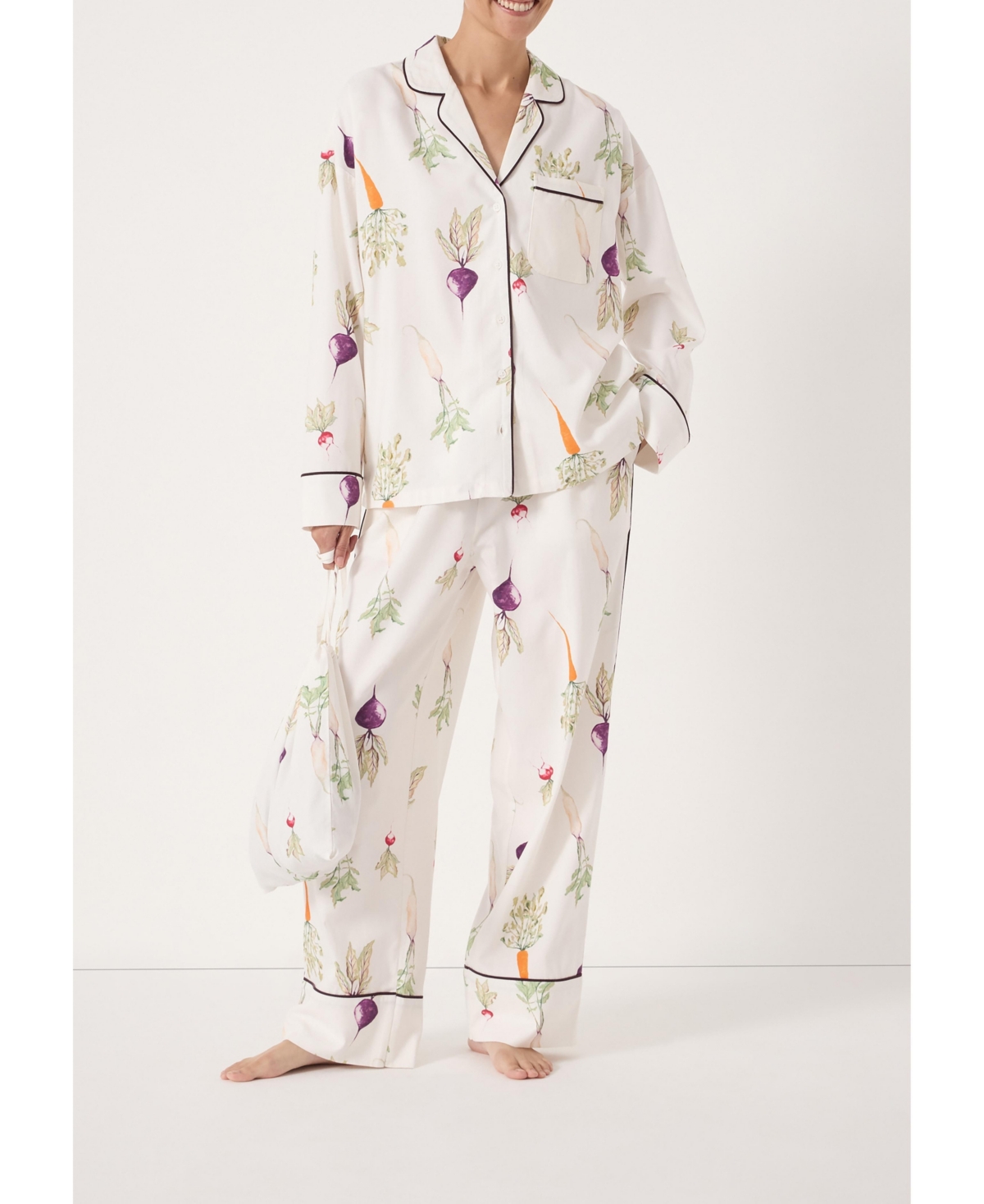 Hush Women's Long Sleeve Brushed Cotton Pyjamas