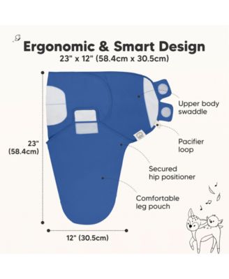 3pk Soothe Baby Swaddle, Organic Baby Swaddle Sleep Sacks, Newborn, Infant Swaddle Sack