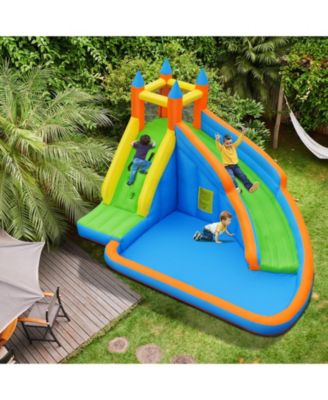 Inflatable Bounce House Jumper with Water Slide, No Blower Included