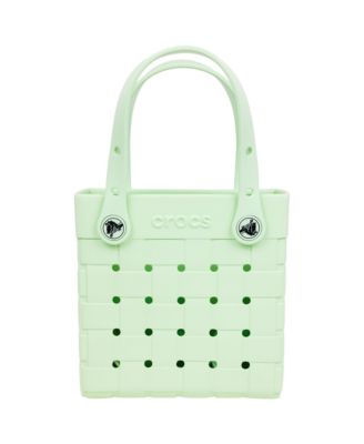 Small Woven Style Crocssbody Tote with Top Handles and removeable Crocssbody strap