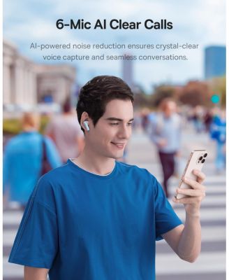 BP1 Pro Noise-Canceling Wireless Earbuds, Adaptive ANC, LDAC Hi-Res Audio, 6-Mic Clear Calls, 55-Hour Playtime, Waterproof