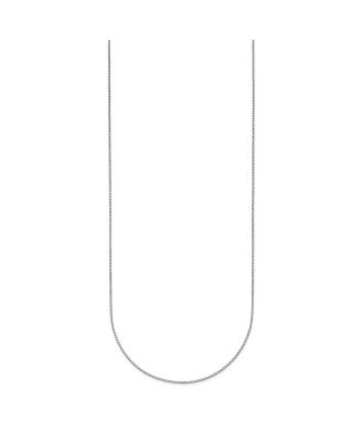 Solid 950 Platinum 0.7mm Box Chain Necklace 16-24 Inch Chain Necklace