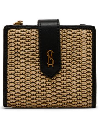 Jem Raffia Bifold Mini Card Case Wallet