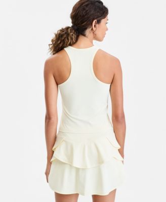 Women's Ribbed High-Neck Tank Top