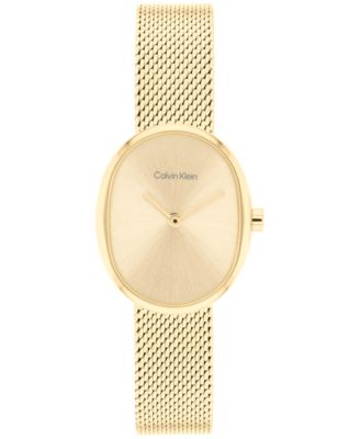 Women's Euphoria Gold Tone Stainless Steel Mesh Bracelet Watch, 23.2mm