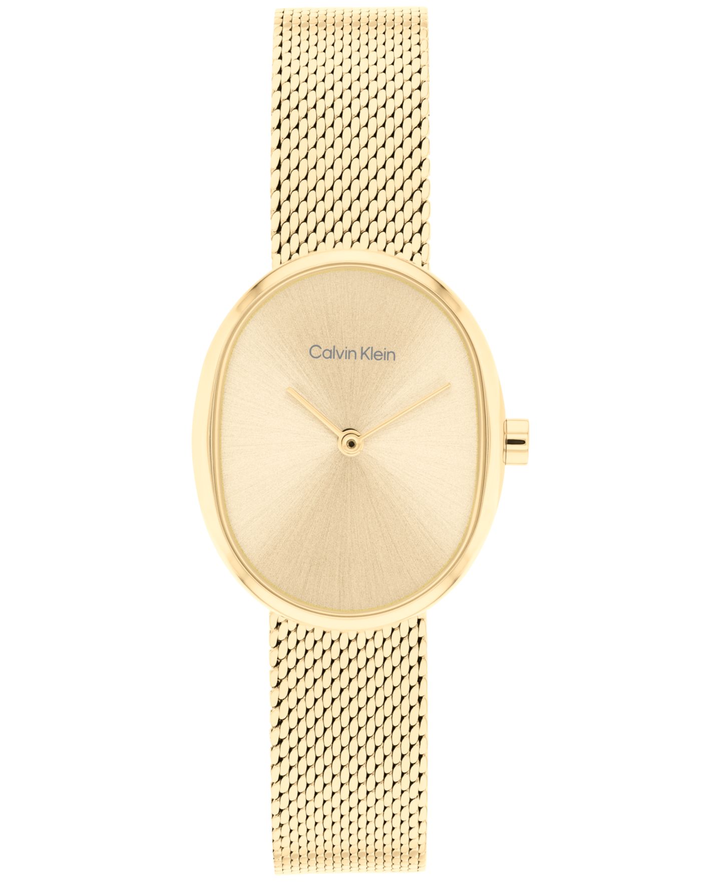 Женские часы Calvin Klein Euphoria, золотистый стальной сетчатый браслет, 23.2 мм — фото 1