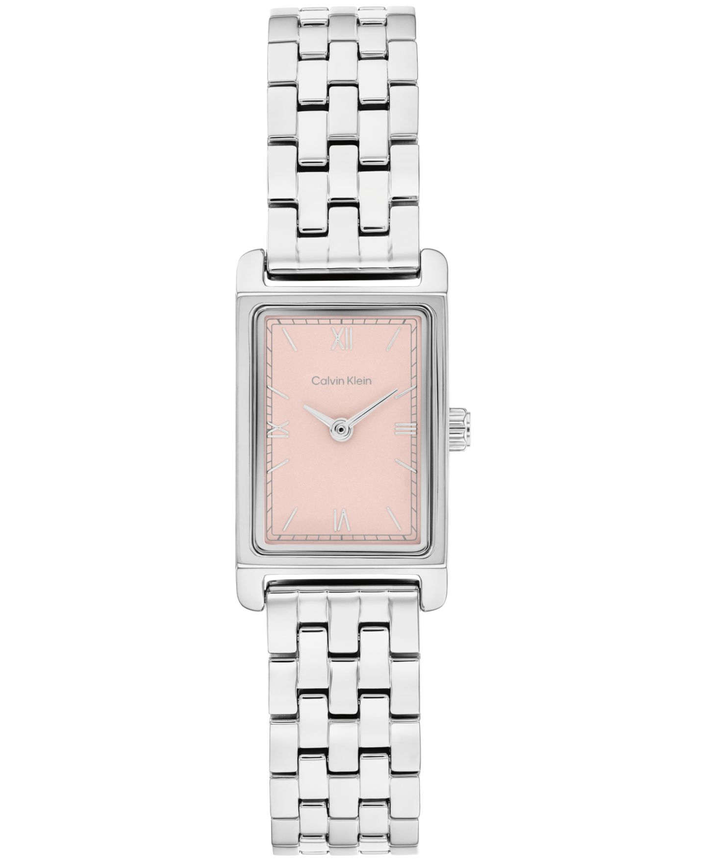Женские часы Calvin Klein CK Light Silver Tone Stainless Steel Bracelet Watch, 16mm — фото 1