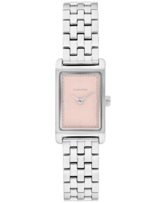 Calvin Klein Women's CK Light Silver Tone Stainless Steel Bracelet ...