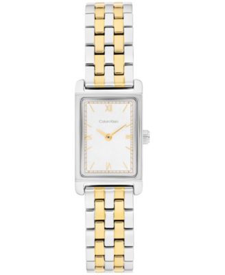 Women's CK Light Two Tone Stainless Steel Bracelet Watch, 16mm