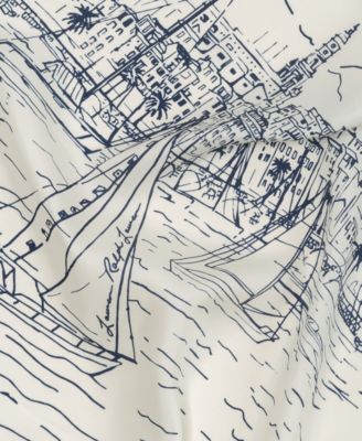 Conversational Small Square Scarf