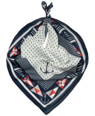 Nautical Small Square Scarf