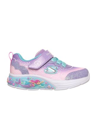 Toddler Girls' My Dreamers - Lil Mermaid Light-Up Fastening Strap Casual Sneakers from Finish Line
