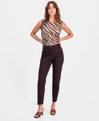 Women's Compression High-Rise Straight-Leg Pants