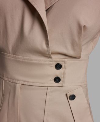 Women's Sleeveless Mini Romper Dress