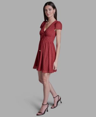 Women's Short-Sleeve Mini Dress