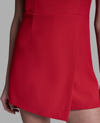 Women's Sleeveless Mini Romper Dress