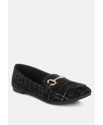 Women's Drairi Horsebit Detail Tweed Loafers