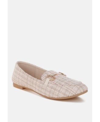 Women's Drairi Horsebit Detail Tweed Loafers
