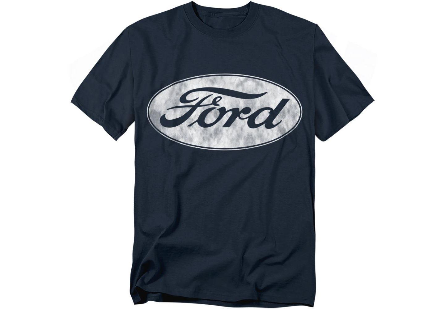 Мужская футболка Mustang Ford Logo, цвет: Тёмно-синий — фото 1