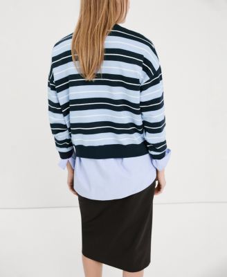 Women's Knit Striped Sweater