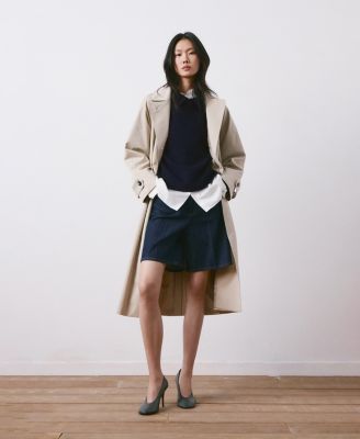 Women's Knitted Polo-Neck Sweater