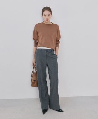 Women's Round-Neck Knitted Sweater