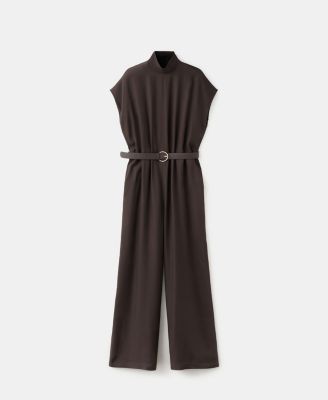 Women's Lyocell Belt Jumpsuit