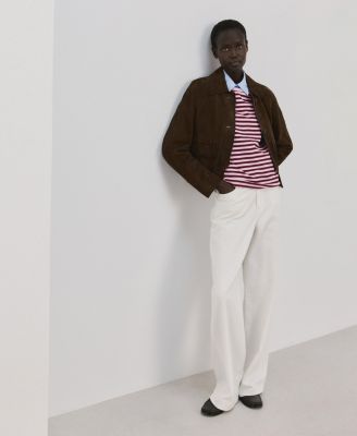 Women's Striped Short-Sleeved T-Shirt