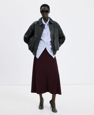 Women's Fine Knit Midi Skirt