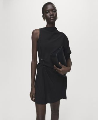 Women's Short Asymmetrical Sleeve Dress