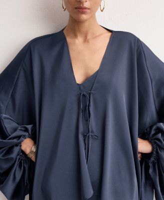 Women's Puffed Sleeves Top