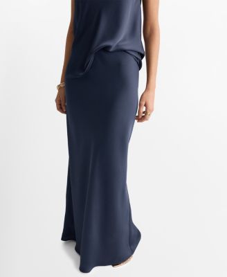 Women's Satin Long Skirt