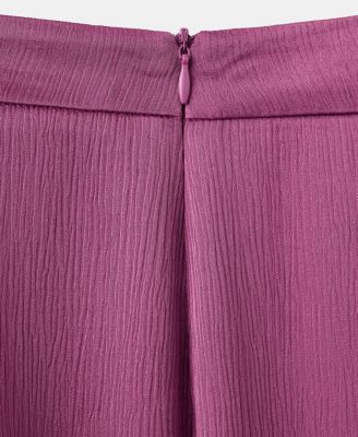 Women's Satin Straight-Fit Pants