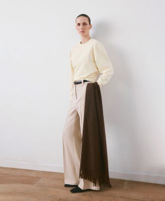 Women's Round-Neck Cotton Sweatshirt