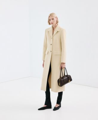 Women's Buttoned Wool Coat